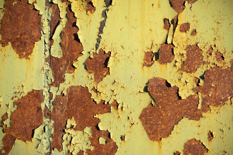 Rust on Metal. Texture of Rusty Layer of Iron Stock Image Image of