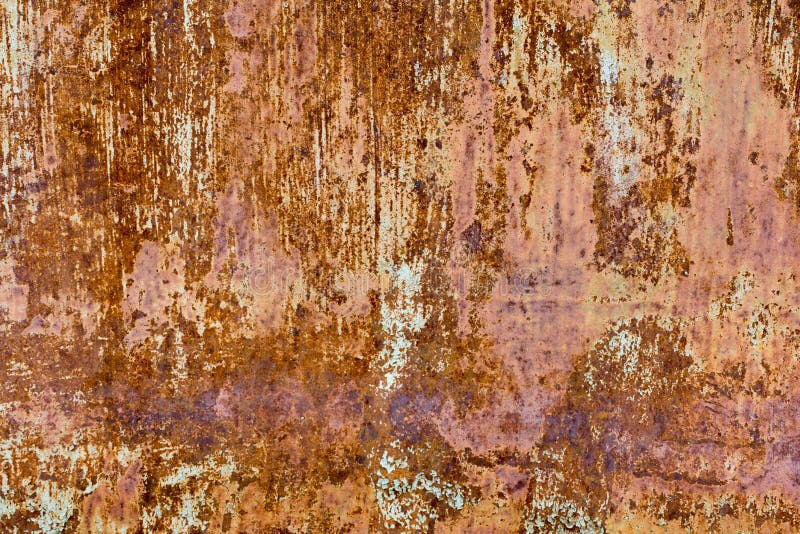 Rust, Rusty Background, Rusty Metal Texture with Paint Residue and