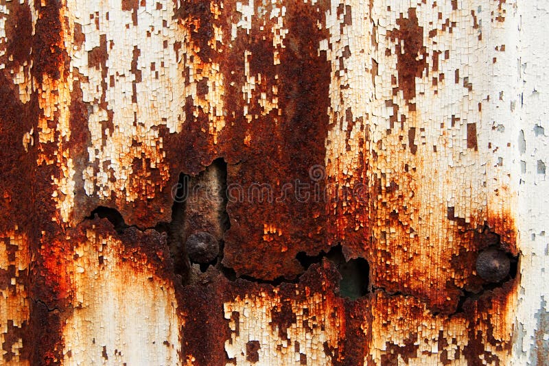 Rust on Surface of Iron Plate Stock Image Image of texture, wood
