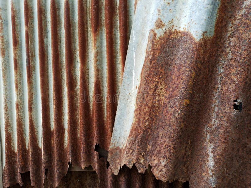 Rust on the Zinc Roof Surface. Stock Photo Image of design, zinc 185310386