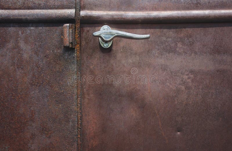 Rusted Antique Truck Door