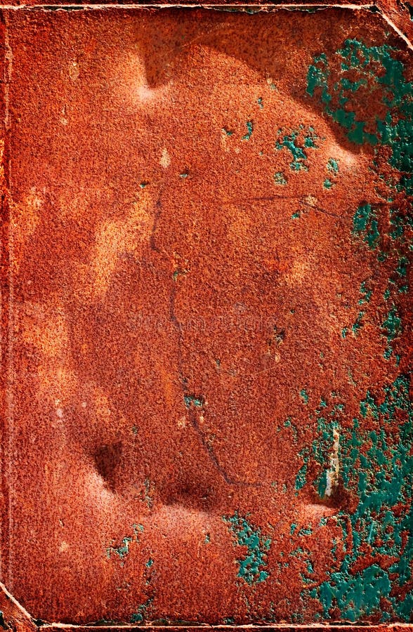 Rusted Metal with Green Paint Stock Image Image of abstruse, brown 3269431