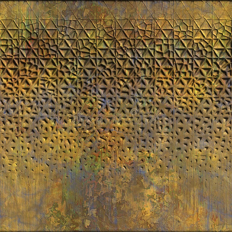 Rusted metal vector illustration