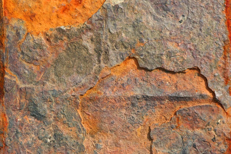 Rusted metal texture stock image