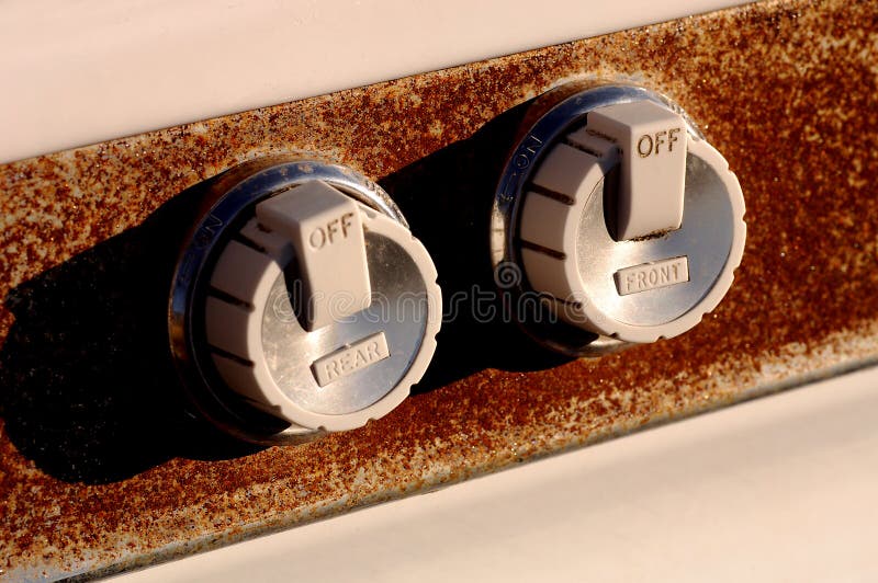 Rusted Oven Knobs