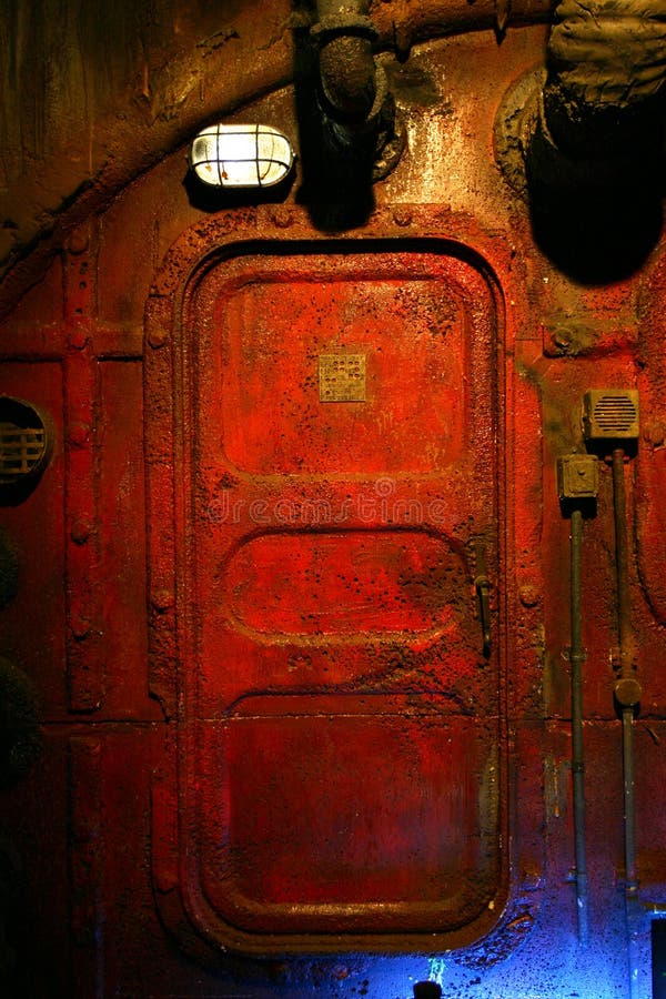 Rusted Steel Door stock photo. Image of grunge, peeling 198546