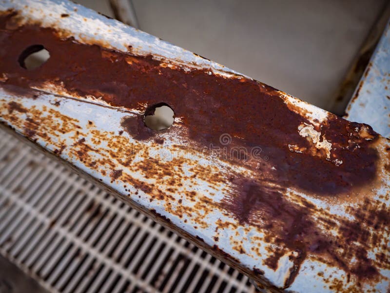 Rusted Steel On Pipe On The Building Stock Photo Image of warehouse