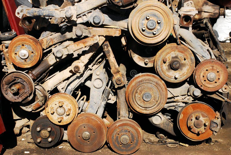 Rusted Vehicle Parts