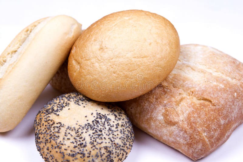 different bread rolls