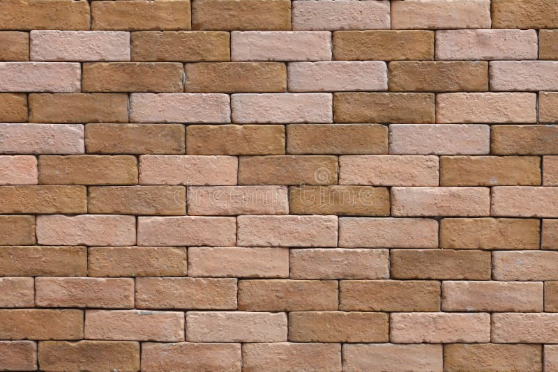 Simple rustic brick and concrete wall pattern for industrial and minimalism design