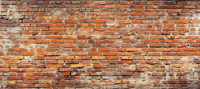 Rustic Brick Wall Texture Backdrop con Red Bricks e Grunge per la rappresentazione architettonica di Vintage illustrazione di stock