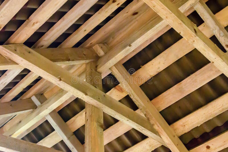 Rustic building design arbor house natural material roof beam boards high stock photos Rustic building design arbor house natural material roof beam boards high stock photos