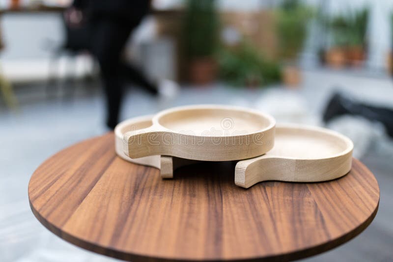 Rustic Couch and Wooden Serving Trays Stock Image Image of shelf, black 85224525