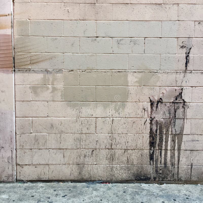 Rustic Grungy Urban Brick Wall in White and Grey Stock Image Image of