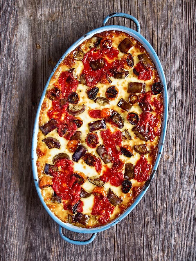 Rustic Italian Baked Vegetable Ragu Stock Image Image of italian