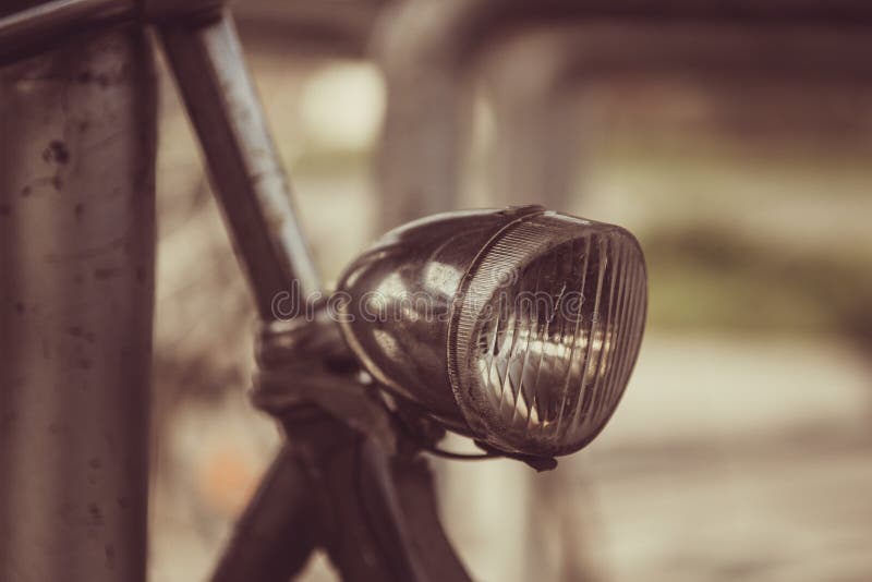 old bicycle light