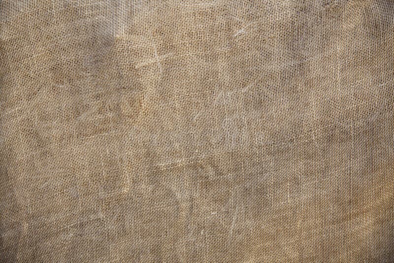 Rustic Old Fabric Burlap Texture Background stock photo