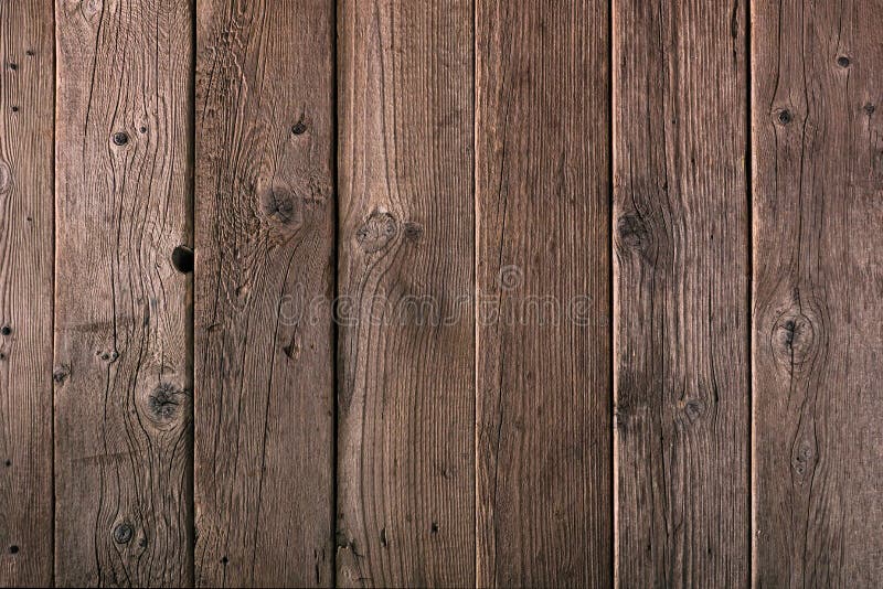 Rustic old brown wood plank background stock photography