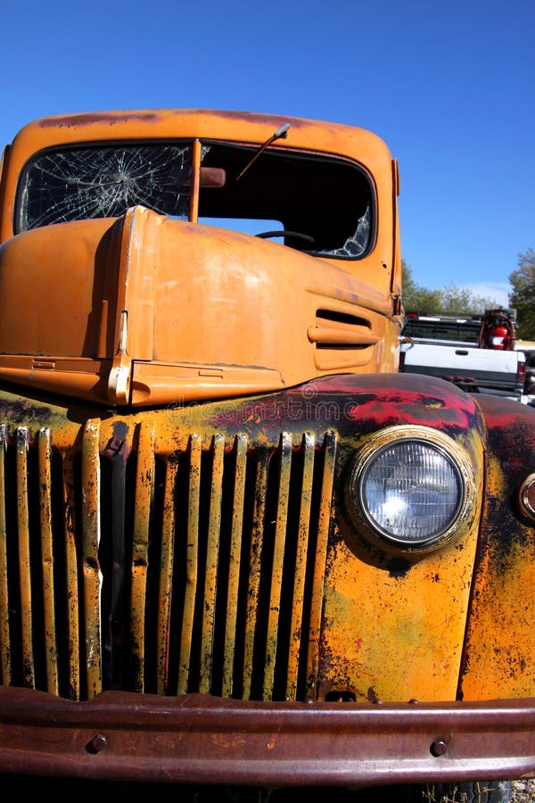 Rustic pick up royalty free stock image