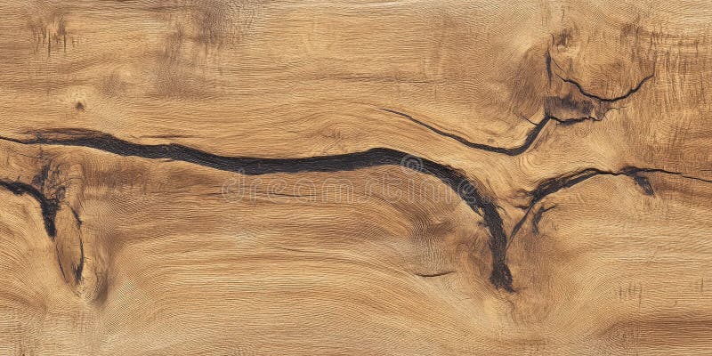 Rustic reclaimed oak wood texture with deep cracks and aged details for a stock image