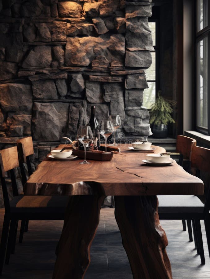 Stone Table Made Stone Stock Illustrations 806 Stone Table Made Stone