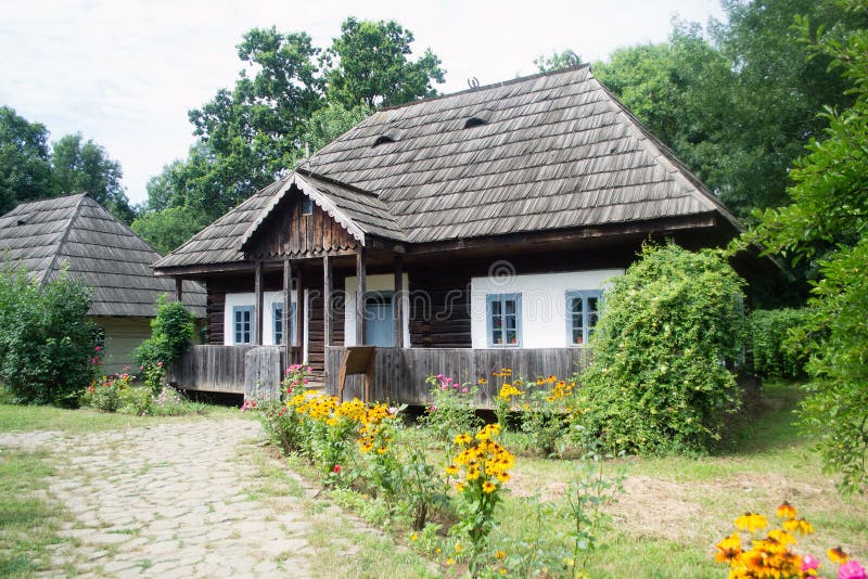 Romanian traditional old house in National Village Museum, Bucharest, Romania. Romanian traditional old house in National Village Museum, Bucharest, Romania.