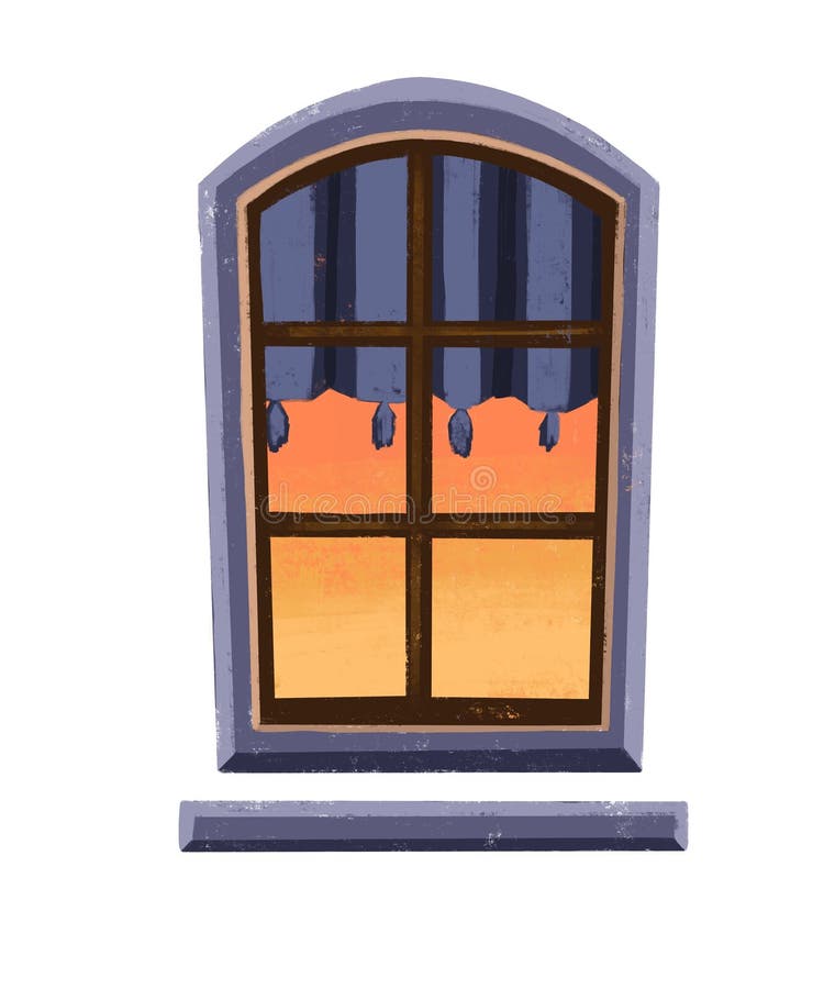 Cartoon Window Shutters Stock Illustrations 298 Cartoon Window