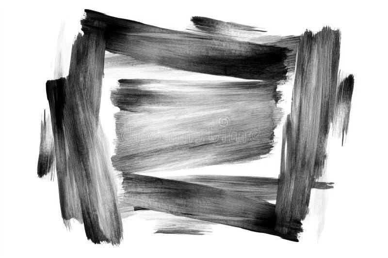 Rustic wooden frame with weathered texture on white background royalty free stock photography