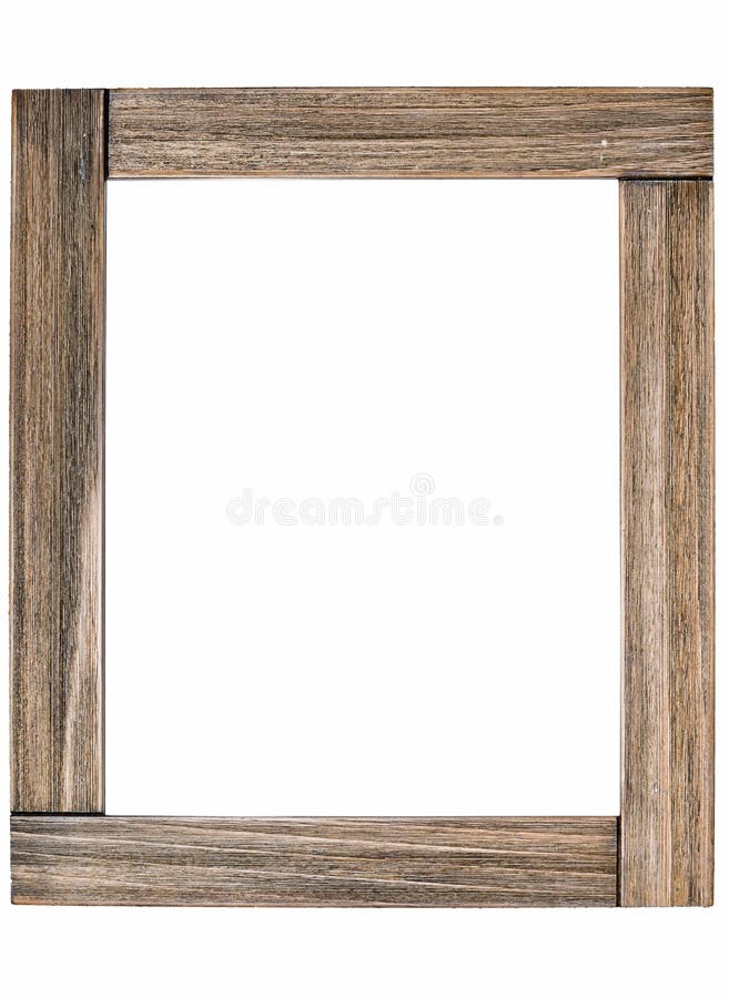 Rustic wooden photo frame