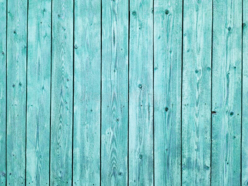 Rustic Wooden Wall, Turquoise Color. Retro Style Background Stock ...