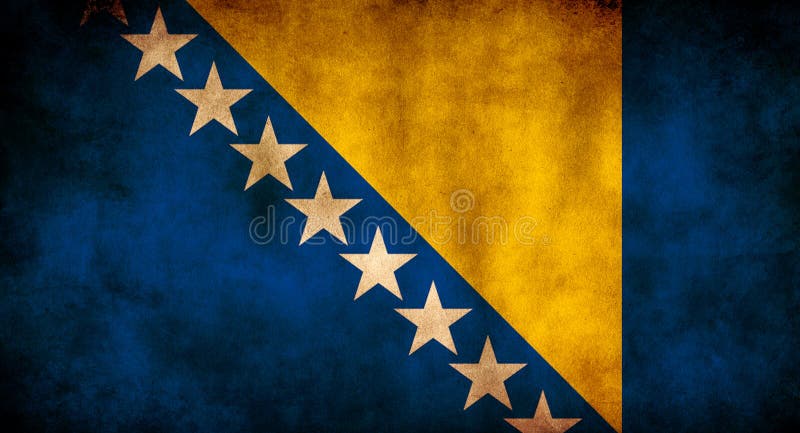 1,001 Flagge Von Bosnien Und Herzegowina Europa Stock Fotos