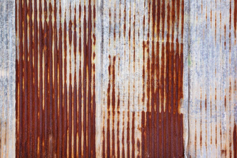 Rusting Metal Fencing Or Siding Stock Photo Image of galvanized