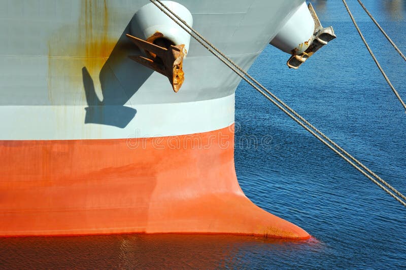 Anchor on ship hull stock photo. Image of ship, docking 113005180