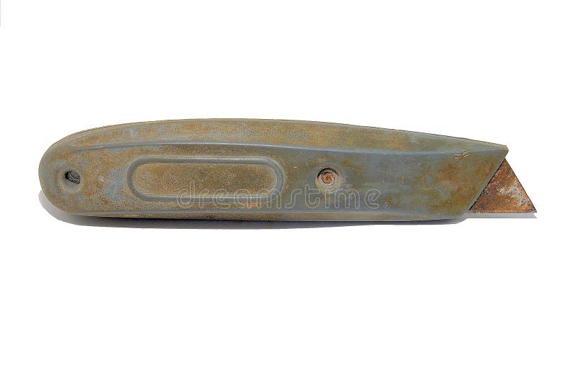 Rusty Box Cutter Stock Photo Image 6340890