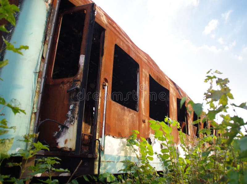 Destroyed Train Wagon Royalty-Free Images, Stock Photos & Pictures