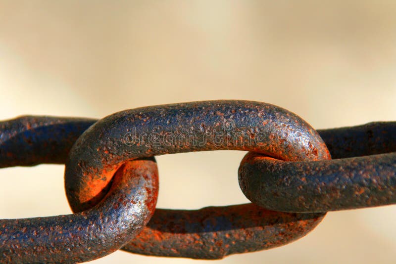Rusty chain royalty free stock image