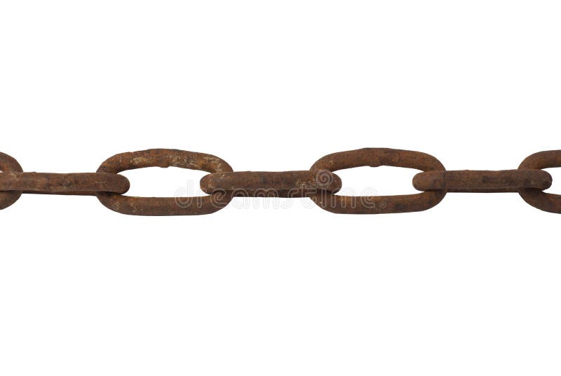 Rusty chain royalty free stock image