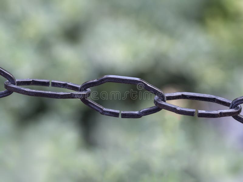 Rusty chain. Lock the chain. royalty free stock image