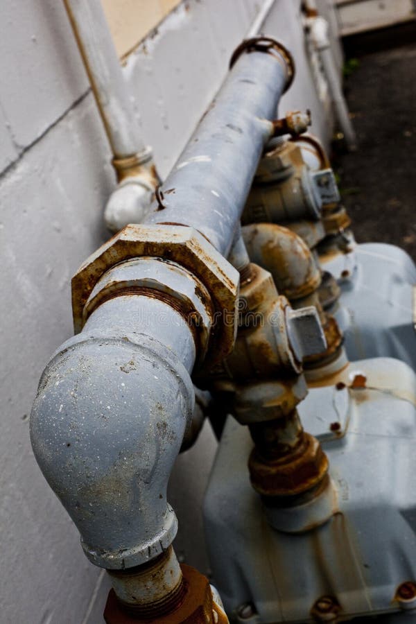Rusty gas line stock image. Image of line, pipe, erode 10186303