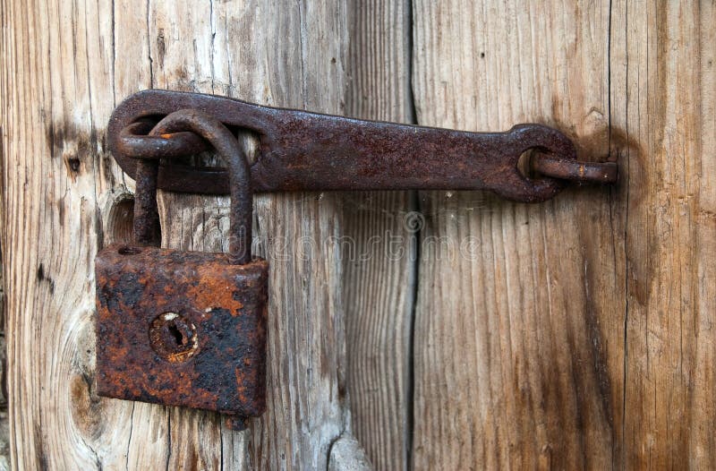 Rusty lock