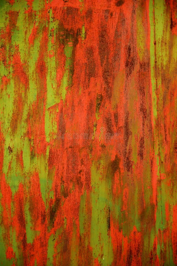 Rusty metal door stock photography