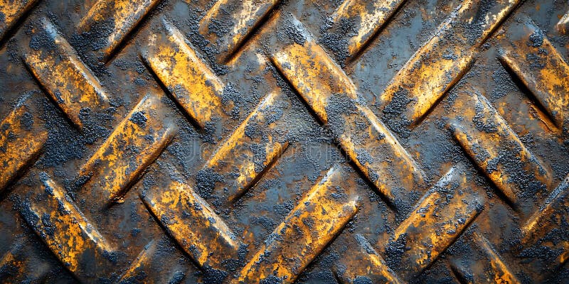 Rusty Metal Texture Background Grunge Iron Pattern vector illustration