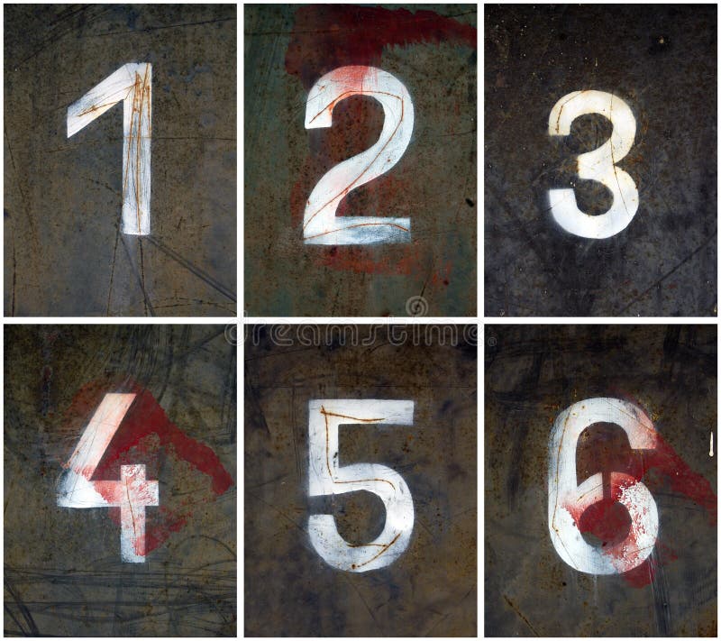 Rusty Numbers 1-6