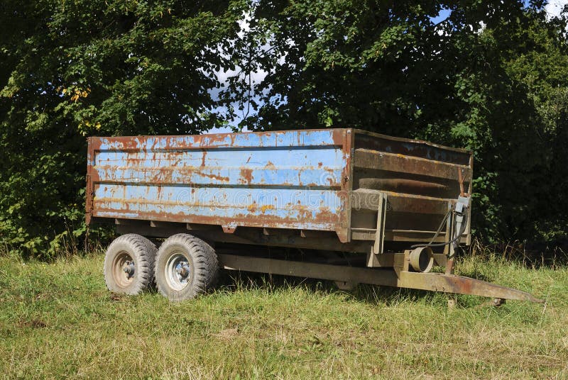 Rusty Old Farm Trailer Stock Photography Image 29201212