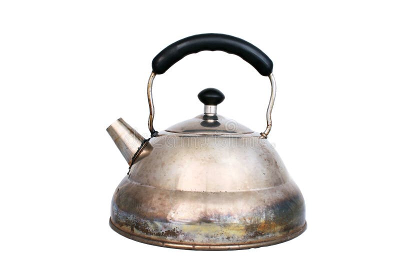 Rusty old tea pot