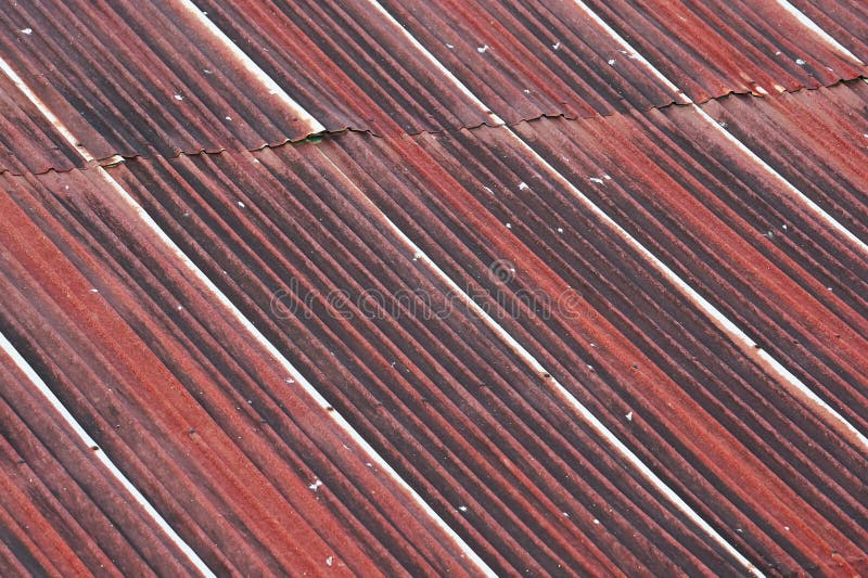 Rusty old zinc roof sheet stock photo. Image of sheet 303814660