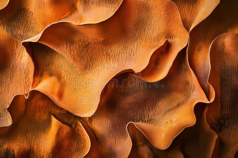 Rusty orange metal texture, with natural oxidation patterns creating a unique abstract effect. stock photo