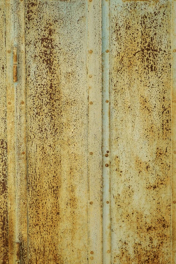 Rusty Painted Metal Shutters Full Frame Background Stock Image Image