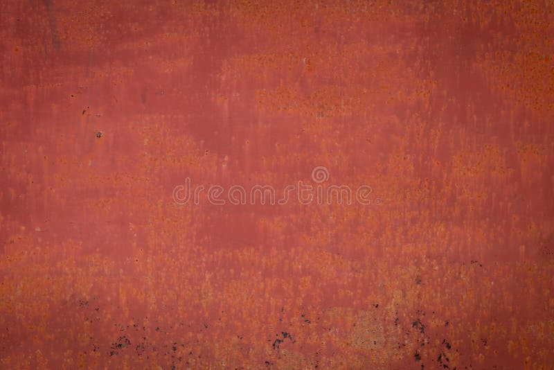 Rusty red metal wall background