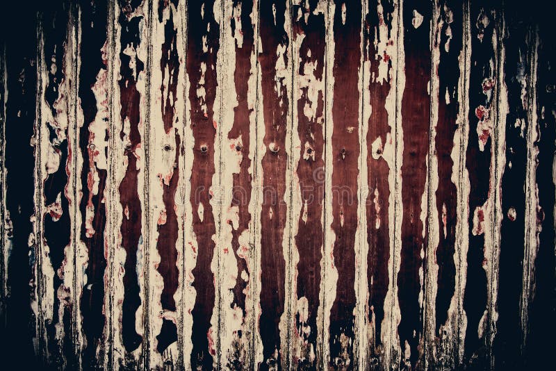 Rusty scratch wooden texture in horrifying grunge concept background